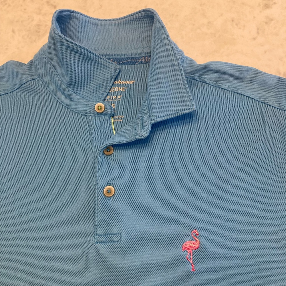 Tommy Bahama Island Zone with Pink Flamingo!
